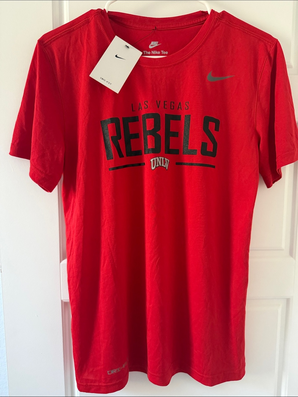 Nike Red Las Vegas Rebels Graphic Short Sleeve Tee